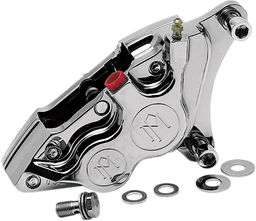 PERFORMANCE MACHINE (PM) - 0053-2915-CH - Caliper - Front Left - Chrome - 84-99 Harley-Davidson