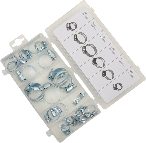 PERFORMANCE TOOL - W5348 - Hose Clamps - Assortment - 26-Piece