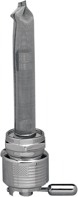 PINGEL - 6311CRL - Round Fuel Valve - Flag Chrome - 22 mm