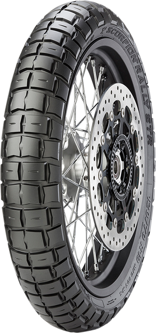 PIRELLI - 3114900 - Tire - Scorpion Rally STR - Front - 120/70R18 - 59V