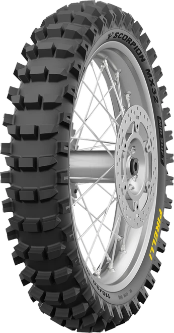 PIRELLI - 4574900 - Tire - Scorpion MX32 Mid Soft - Rear - 110/90-19 - 62M