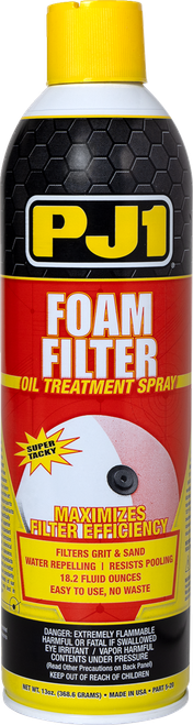 PJ1/VHT - 5-20 - Foam Filter Oil Spray - 13 oz. net wt. - Aerosol