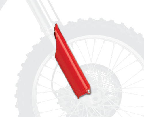 POLISPORT - 8351900003 - Fork Guard Cover - Red