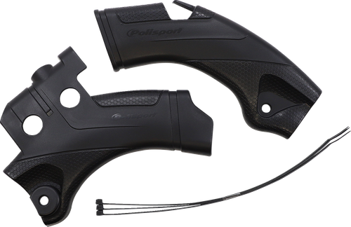 POLISPORT - 8478400001 - Frame Guards - Black - CRF 250R | 450R/RX