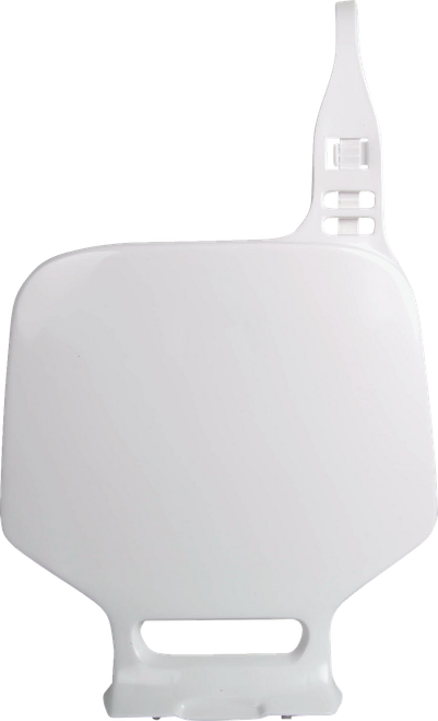 POLISPORT - 8662300002 - Number Plate - White - YZ 80/85