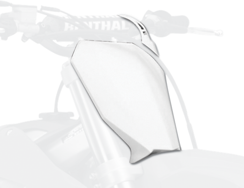 POLISPORT - 8667200002 - Number Plate - OEM White - CRF 250/450 R/RX
