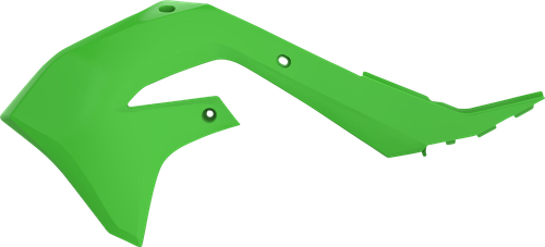 POLISPORT - 8423400001 - Radiator Cover - Green OEM - Kawasaki - KX '19-'24