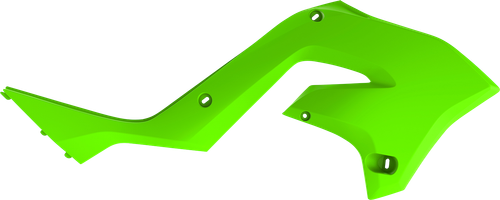 POLISPORT - 8425800004 - Radiator Cover - Restyle - Fluorescent Green - Kawasaki - KX '03-'08