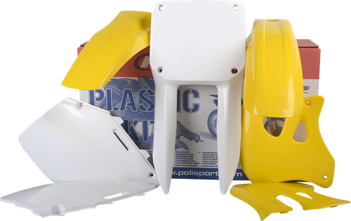 POLISPORT - 90093 - Body Kit - OEM Yellow/White - RM 125/250