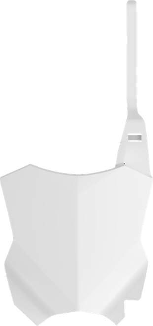 POLISPORT - 8665900011 - Number Plate - Restyle - White - Kawasaki - KX