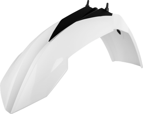 POLISPORT - 8573600002 - Front Fender - White/Black - KTM - SX '13-'17