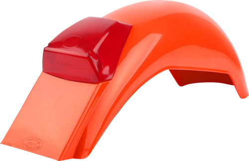 POLISPORT - 8555700005 - Fender - Rear - Enduro - Dark Orange