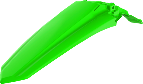 POLISPORT - 8596100005 - Fender - Rear - Lime Green - Kawasaki - KX