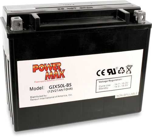 POWER MAX - GTX20L-BS - Battery - YTX20L-BS
