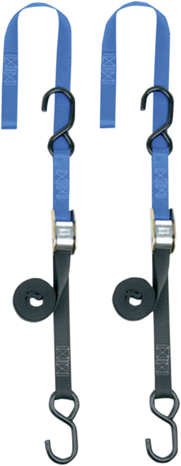 POWERTYE MFG. - 23623 - Soft-Tye Tie-Downs - 1" x 5-1/2' - Blue