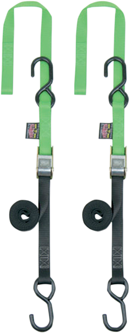 POWERTYE MFG. - 23625 - Soft-Tye Tie-Downs - 1" x 5-1/2' - Green