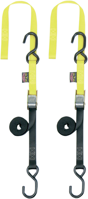 POWERTYE MFG. - 23628 - Soft-Tye Tie-Downs - 1" x 5-1/2' - Yellow