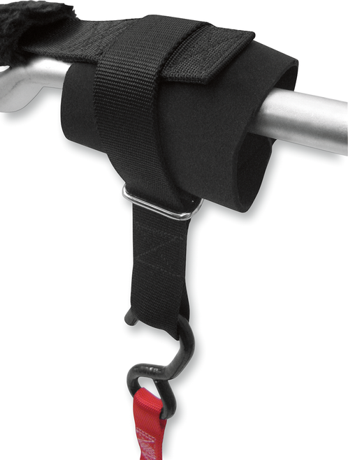 POWERTYE MFG. - 43002 - Soft Tie Handlebar Hand Cuff - Black