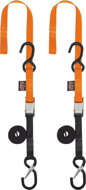 POWERTYE MFG. - 23629-SR - Cam Buckle - Sewn-In Soft-Tye - 1" x 5-1/2' - Orange