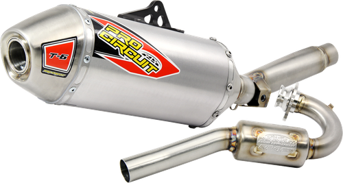 PRO CIRCUIT - 0111415G - T-6 Exhaust System - Stainless Steel - Honda CRF150R