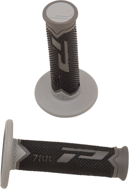 PRO GRIP - PA078800GRGN - Cross Triple Density 788 Grips - Dark Gray/Gray/Black