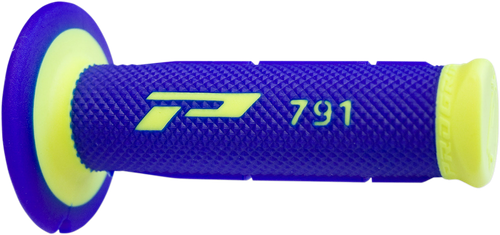 PRO GRIP - PA079100GIBL - Triple Density 791 Grips - Fluorescent Yellow/Blue
