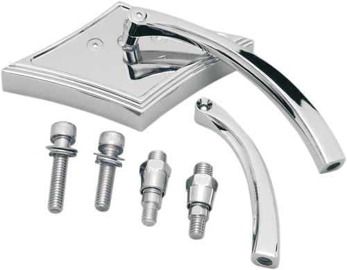 PRO-ONE PERF.MFG. - 103140 - Mirror - Pro-Mini - Side View - Diamond - Chrome - Each