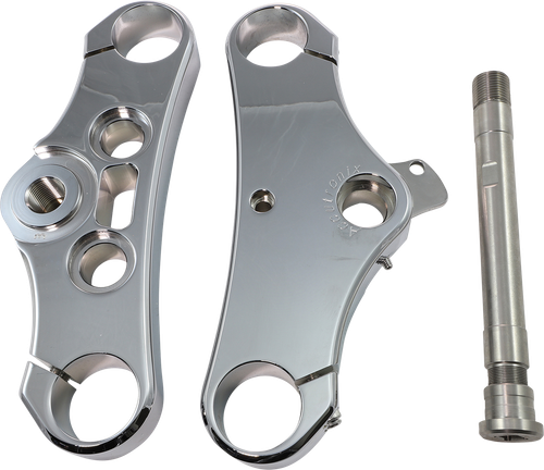 ACCUTRONIX - TWD349-ESC - Elite Triple Tree - 49 mm - Chrome - 3 Rake