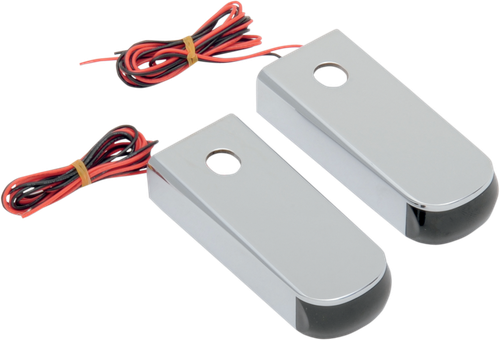 ALLOY ART - SSL-2 - Strut Light - LED - Red/Smoke - Chrome