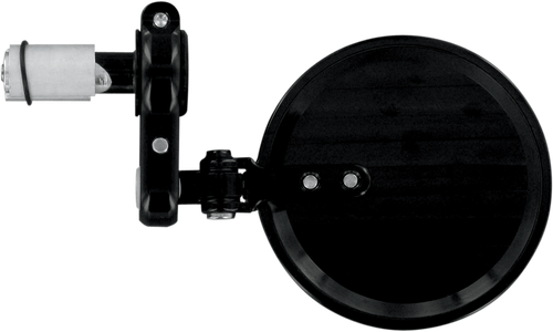 PSR - 00-00200-22 - Mirror - Franco/Folded-In - Side View/Bar-End - Round - Black
