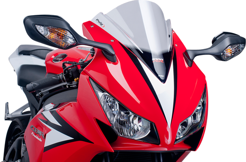 PUIG HI-TECH PARTS - 5994H - Race Windscreen - 13-3/8” - Smoke - CBR1000RR