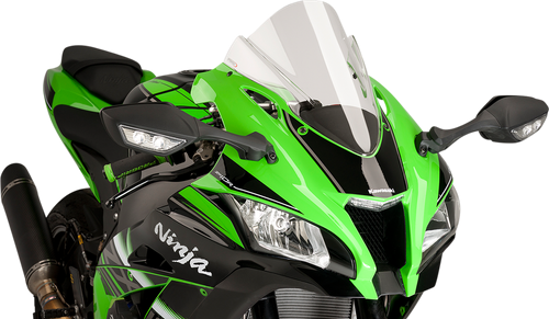 PUIG HI-TECH PARTS - 8912W - Race Windscreen - 14-1/4” - Clear - ZX10R