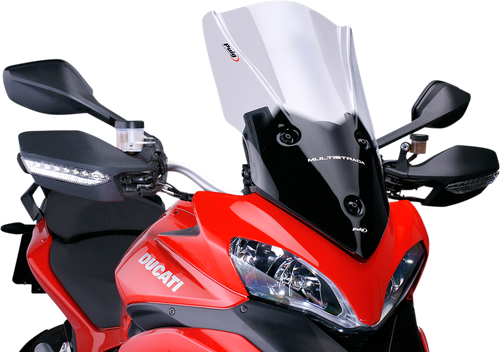 PUIG HI-TECH PARTS - 5250H - Touring Windscreen - 22-1/2” - Smoke - Multistrada 1200
