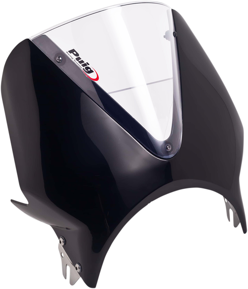PUIG HI-TECH PARTS - 003NW - Windscreen - 13” - Black/Clear