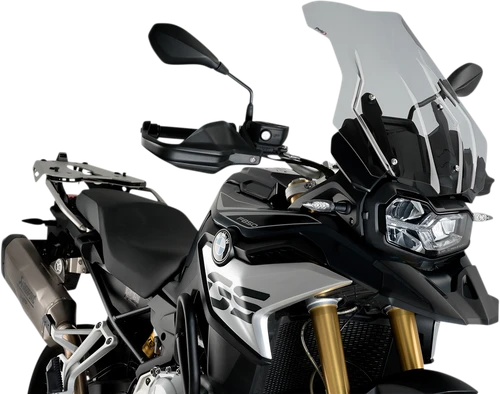 PUIG HI-TECH PARTS - 3595H - Touring Windscreen - 21-1/4” - Smoke - BMW
