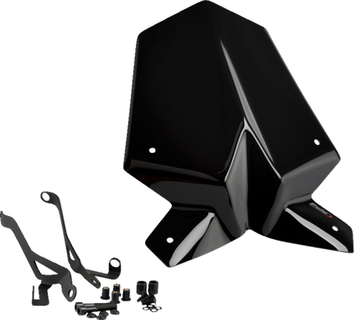PUIG HI-TECH PARTS - 20461N - New Generation Windscreen - 16-1/4” - Black - 1290 Super Duke R
