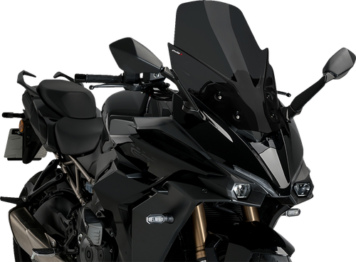 PUIG HI-TECH PARTS - 21342F - Touring Windscreen - 21-1/2” - Dark Smoke - GSX-S1000