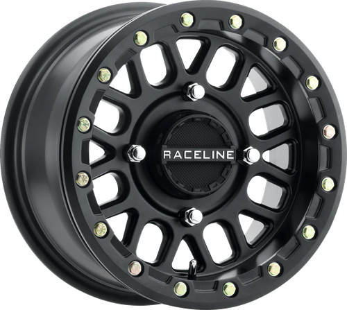 RACELINE WHEELS - A93B-47037+10 - Wheel - Podium - Beadlock - Front/Rear - Black - 14x7 - 4/137 - 5+2 (+10 mm)