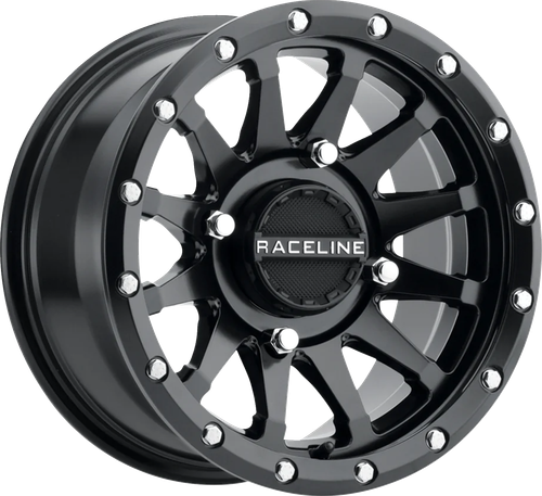 RACELINE WHEELS - A95B-56037+40 - Wheel - Trophy - Simulated Beadlock - Front/Rear - Black - 15x6 - 4/137 - 5+1 (+40 mm)