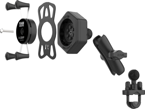 RAM MOUNTS - RAM-B-149Z-UN7-462 - X-Grip Mount Kit - Vibe Safe - U-Bolt - Medium