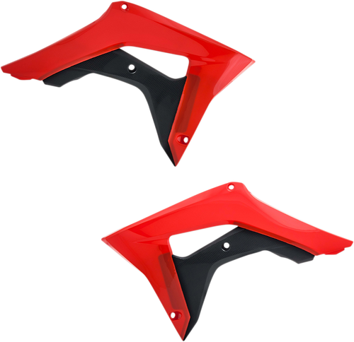 ACERBIS - 2630661018 - Radiator Shrouds - Red/Black