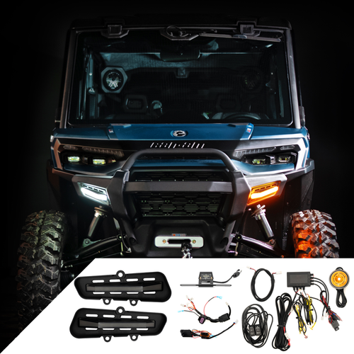 RAVEK - 65-2000 - Turn Signal Kit - Amber - White Running Light - Defender HD11
