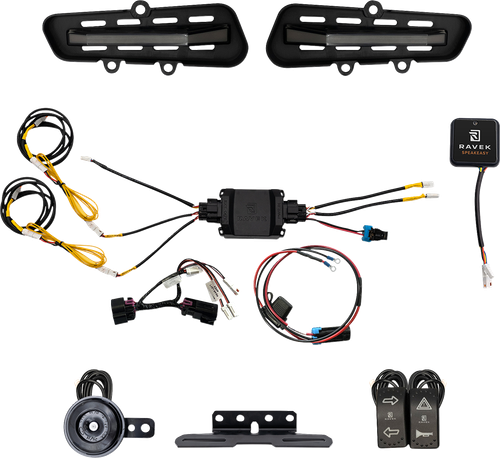 RAVEK - 65-2000SR - Turn Signal Kit - Gen3 Speakeasy - Defender HD11 - Rockers