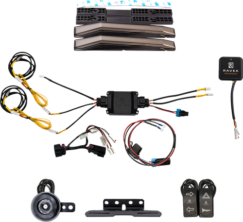 RAVEK - 66-100SR - Turn Signal Kit - Gen3 Speakeasy - Pioneer 1000 - Rockers