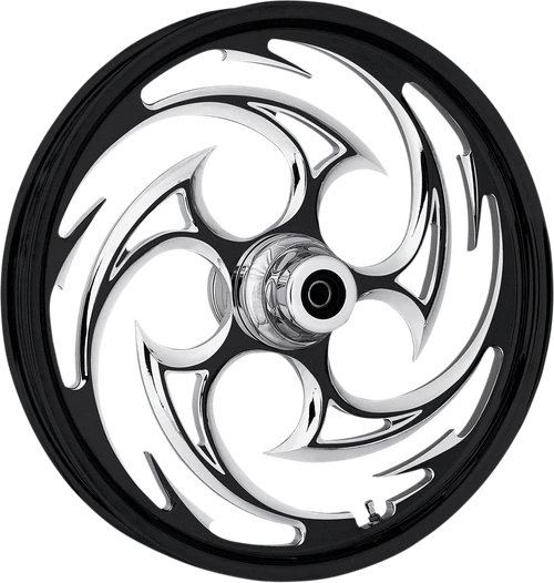 RC COMPONENTS - 23375-9031A-85E - Wheel - Savage Eclipse - Front - Dual Disc/with ABS - Black Eclipse - 23x3.75 - '08-'23 FLT