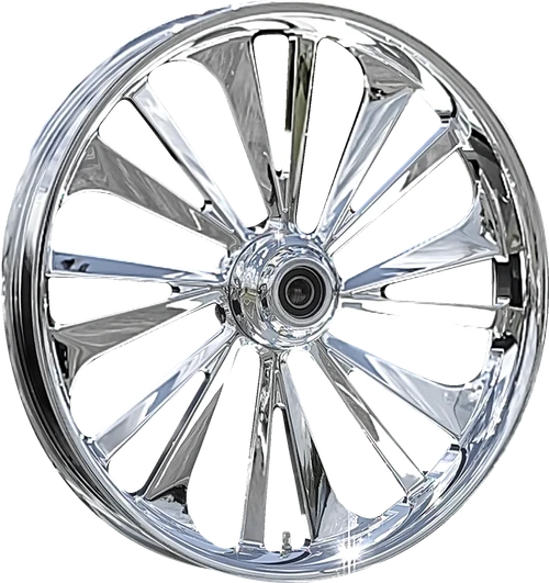 RC COMPONENTS - 213HD031A21138C - Wheel - Dillinger - Front - Dual Disc/with ABS - Chrome - 21x3.5 - FLH
