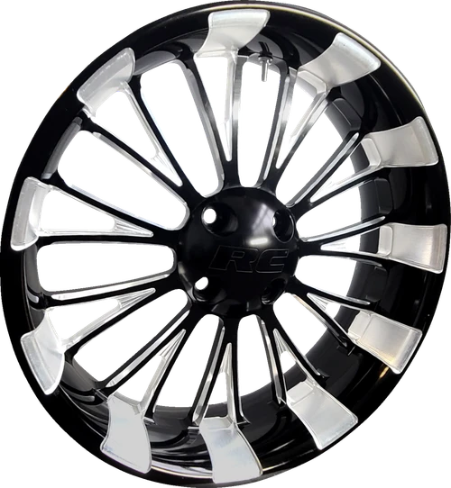 RC COMPONENTS - 0318550-117E-TR - Wheel - Dynasty - Rear - Black Eclipse - 18x5.5 - Trike