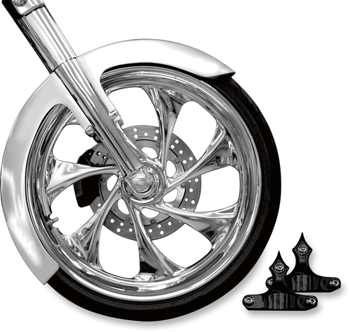 RC COMPONENTS - FNDRKT14-23RCB - Phantom Front Fender Kit with Black Adapters - For 23” Wheel