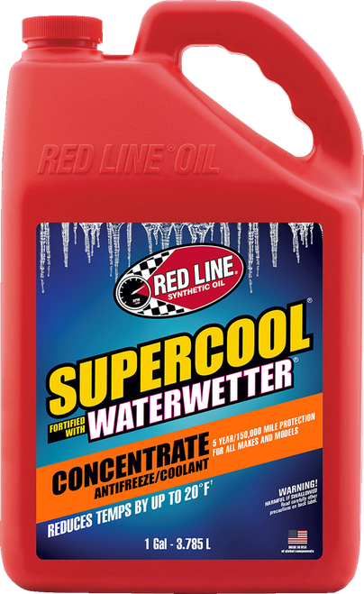 RED LINE SYNTHETIC OIL - 81205 - Supercool Coolant Concentrate- 1 US gallon