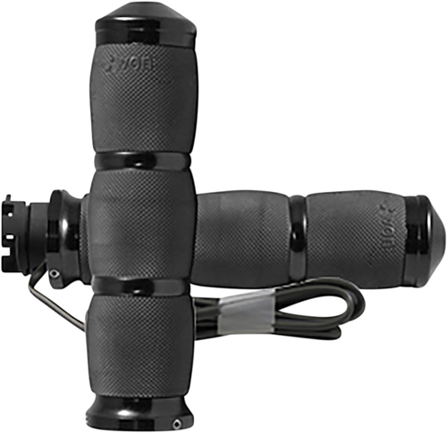 AVON GRIPS - IN-S-AIR-90A-H - Heated Grips - Air Cushion - Indian - Black